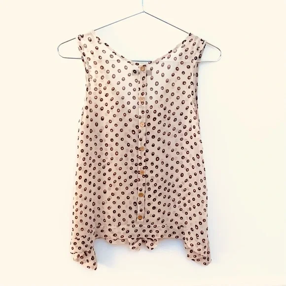 LOVPOSH Blush Sheer Blouse Tank Top - Picture 2 of 4